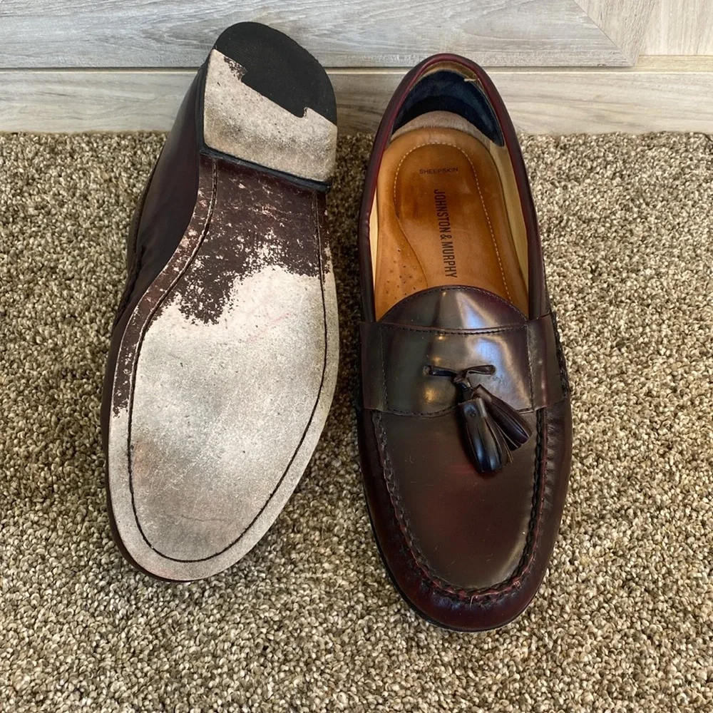 Johnston & Murphy Hayes Tassel Loafer 10.5